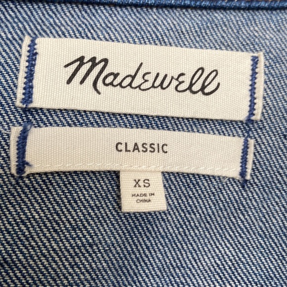 NWOT Madewell Classic Denim Jacket - Picture 2 of 5
